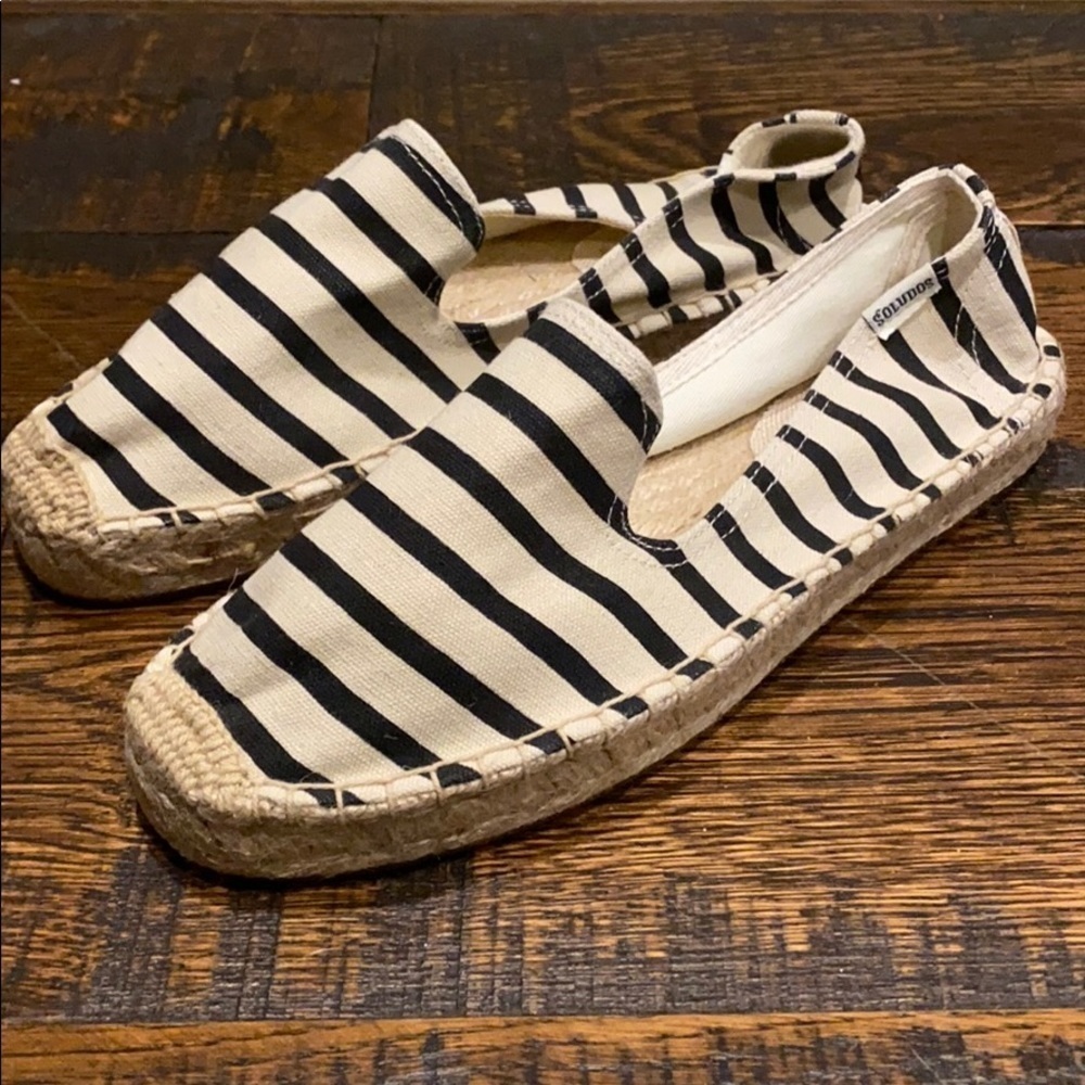 Madewell soludos espadrille stripe smoking slipper
